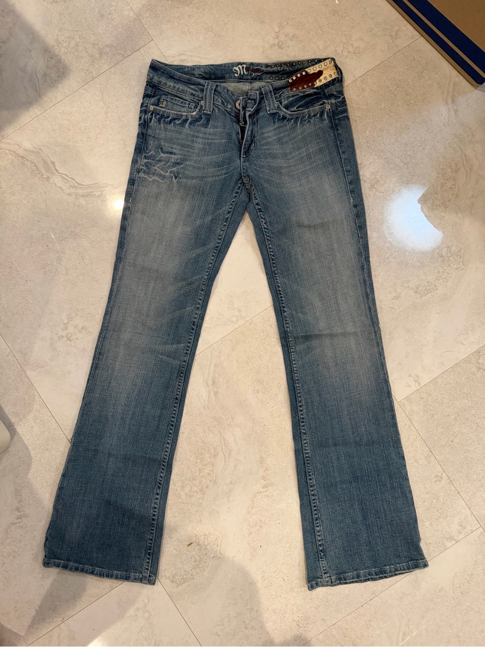 Miss Me Medium Blue Flare Jeans